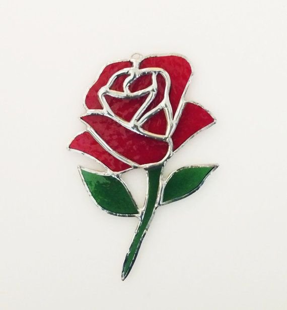 Макет для броши роза