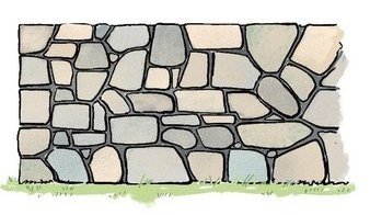 Трафарет каменной кладки