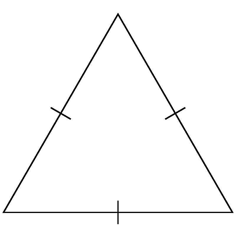 Трафарет треугольники
