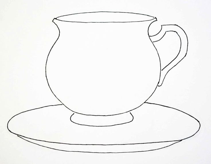 Трафарет кружки для рисования