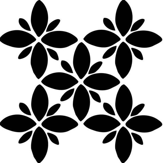 Орнамент трафарет