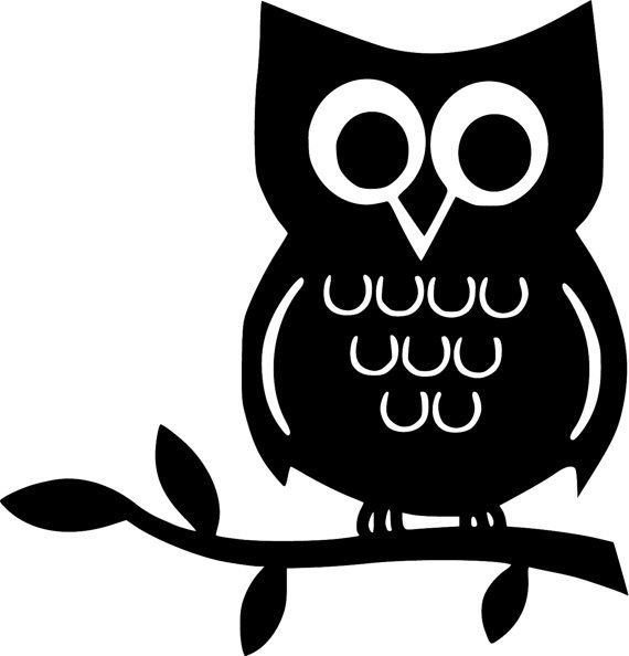 Трафарет Совенок