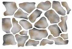 Трафареты для декора под камень