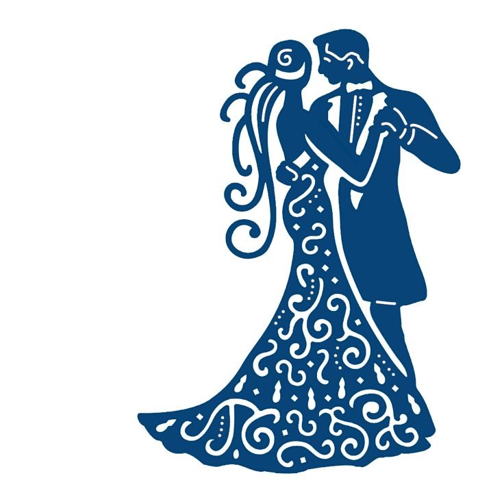 Силуэт жениха и невесты