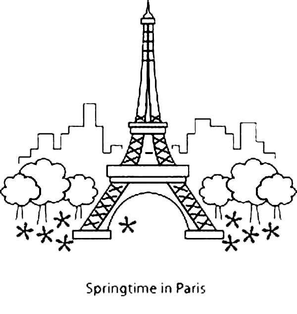 Франция раскраска для детей