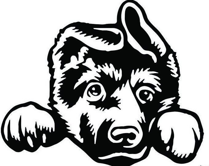 Собака для выжигания