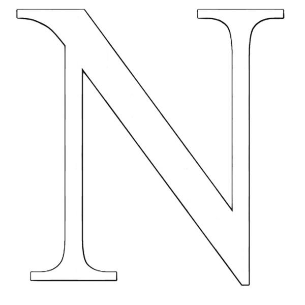 Английская буква n