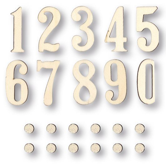 Набор цифр фото
