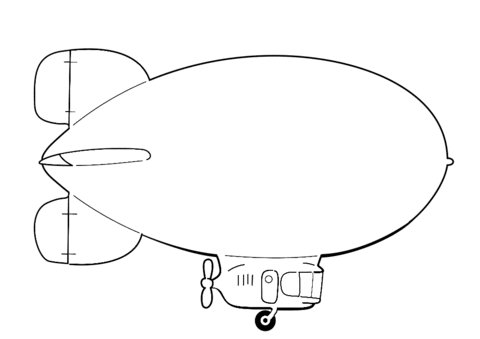 Дирижабль для дошкольников