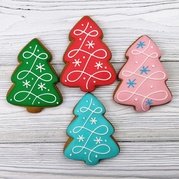 Пряник елочка роспись