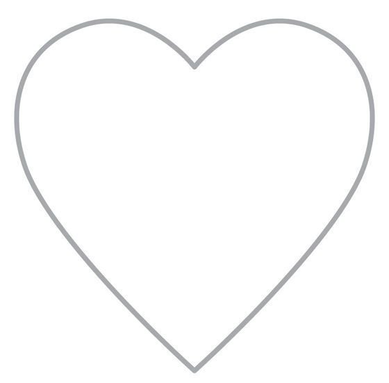 Сердце шаблон