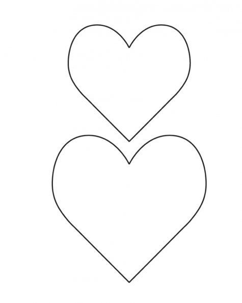 Сердце шаблон