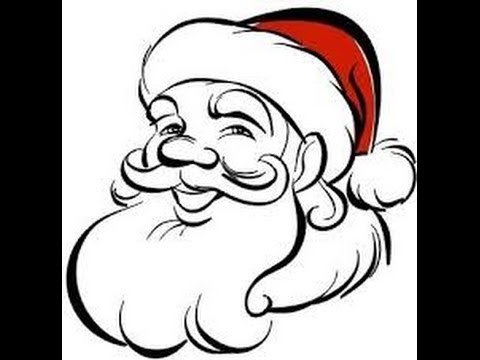 Голова Деда Мороза на окно