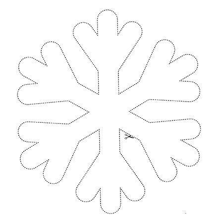 Шаблоны снежинок
