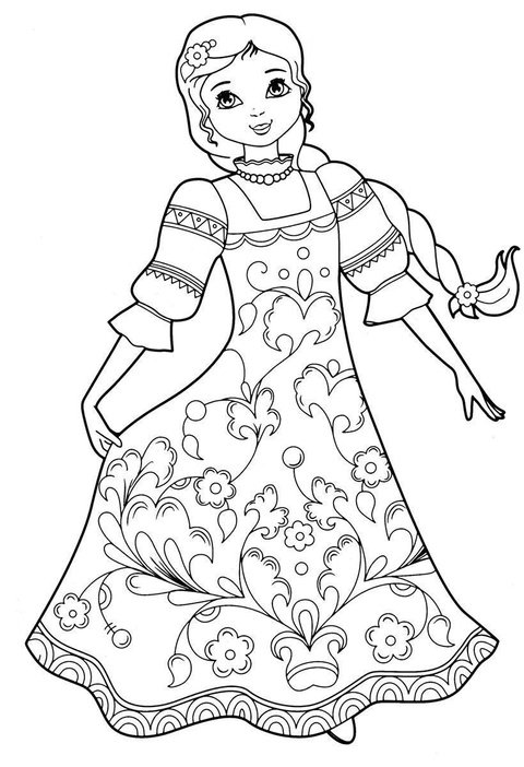 русская красавица