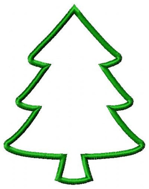 Елка контур