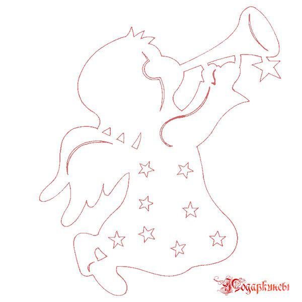 Ангел шаблон