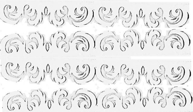 Морозные узоры трафарет