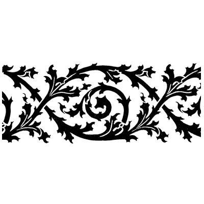 Готика растительный орнамент