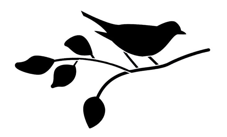 Силуэт птицы