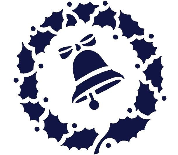 Новогодние трафареты для искусственного снега