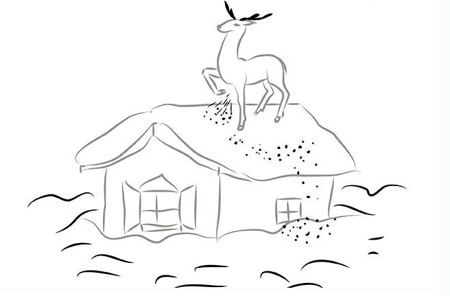 Иллюстрация к сказке серебряное копытце рисунок