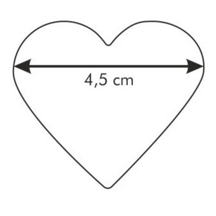 Трафареты для печенья сердце