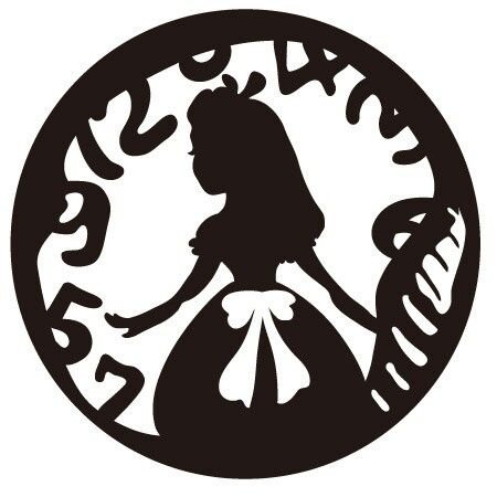 Алиса трафарет