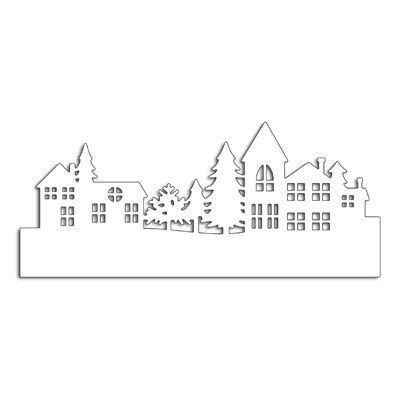 Новогодние домики на окна