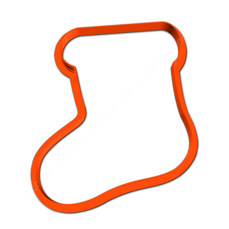 Вырубка для пряников носок