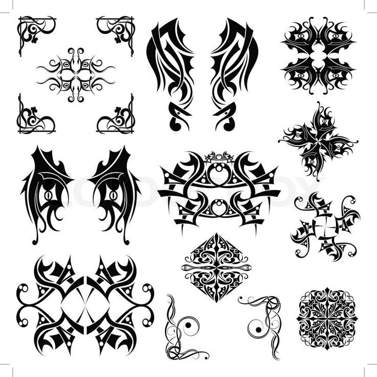 Готические узоры и орнаменты