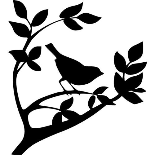 Трафареты птиц для декора