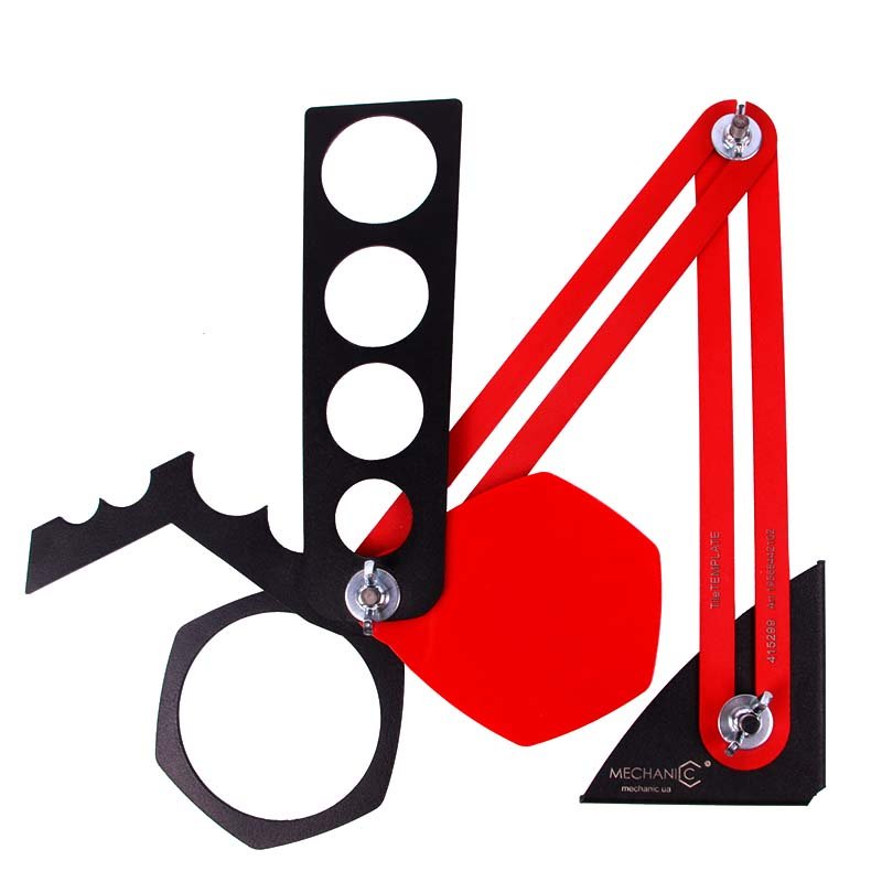 Шаблон для плитки керамической для разметки отверстий