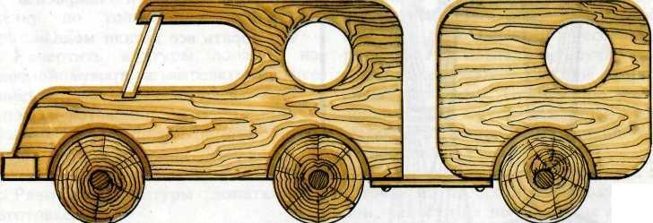 Машинка из фанеры