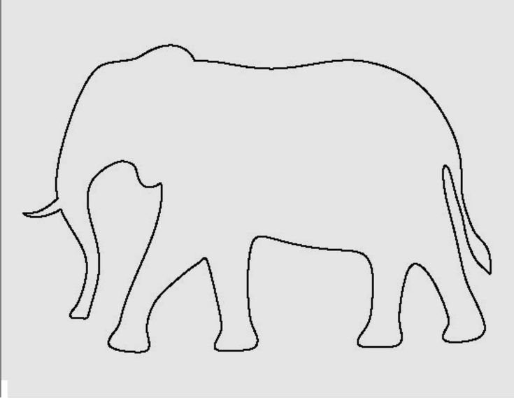 Шаблоны животных для рисования