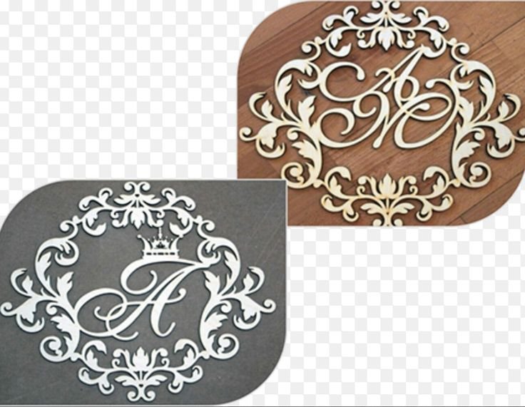 Гравировка Монограмма