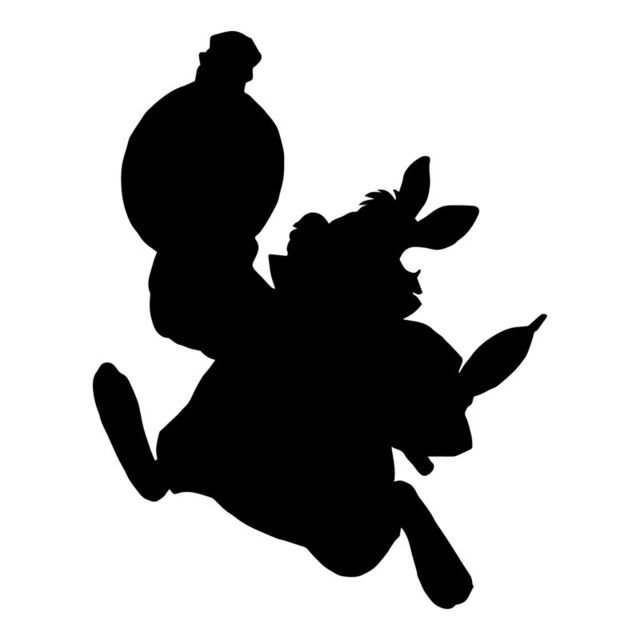 Силуэты сказочных персонажей