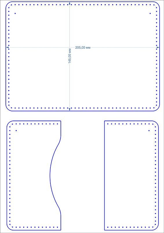 Обложка на паспорт выкройка