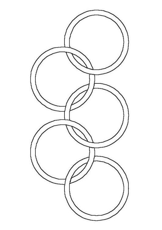Кольца олимпиады раскраска