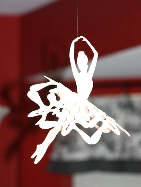 Новогодняя гирлянда из балерин