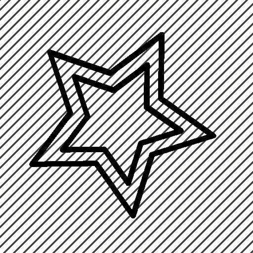 Звезда раскраска