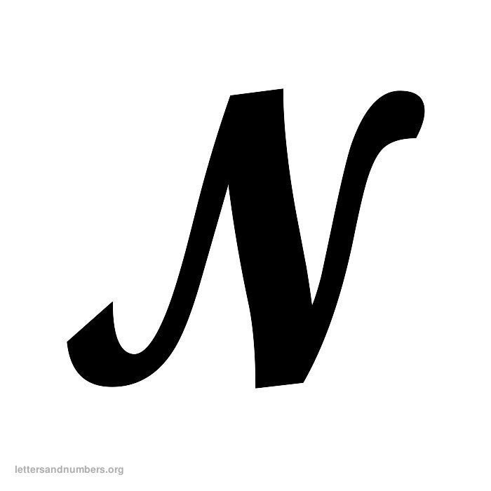 Буквы черные