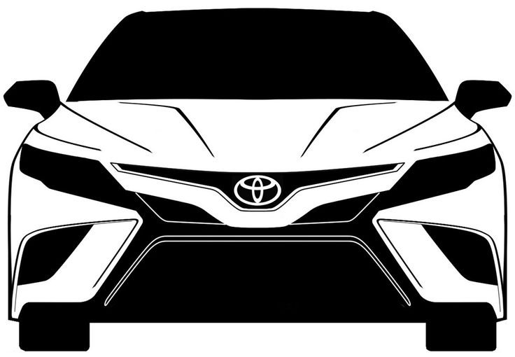 Камри 55 вектор