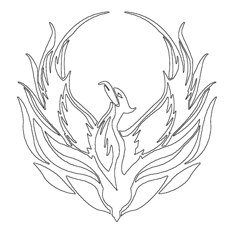 Феникс эскиз