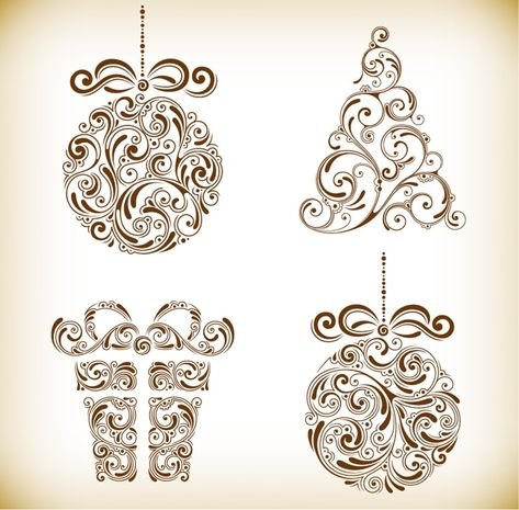 Новогодние вензеля