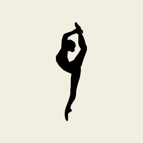 Силуэт гимнастки