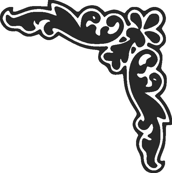 Узор уголок