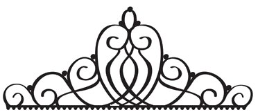 Трафарет короны для айсинга