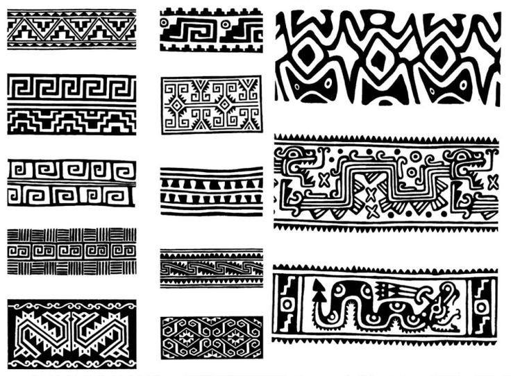 Ацтекский орнамент