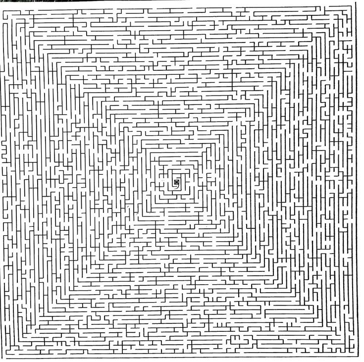 Лабиринт сложный